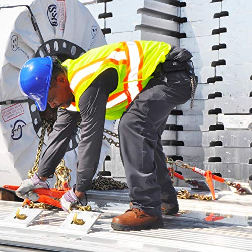 VULCAN Load Binder with Grab and Slip Hooks, 5 Pack Ratchet Style