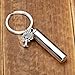 PiercingJ Personalized Engraving Name Stainless Steel Keychain Tree of Life & Cylinder Capsule Locket Cremation Urn Key Ring Keepsake Memorial Ashes Filler Jewelry