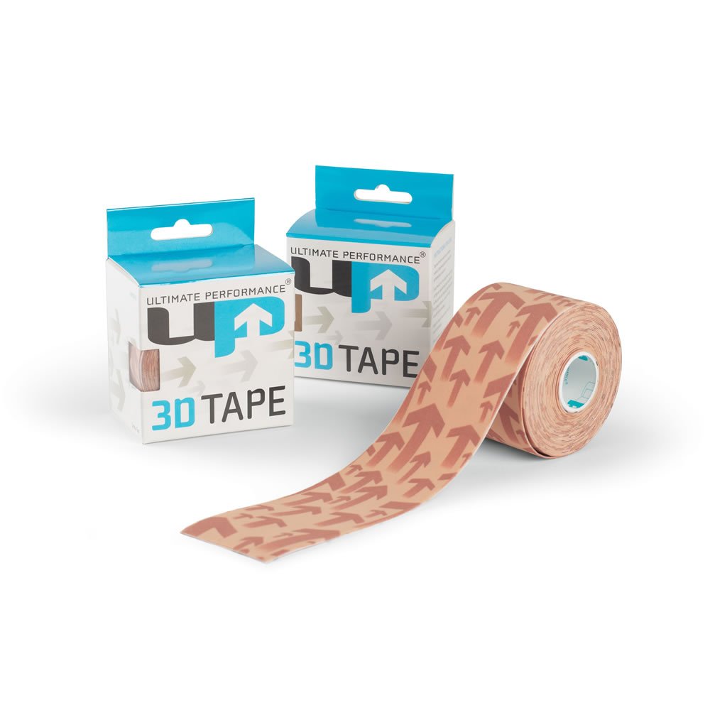 ULTIMATE PERFORMANCE KINESIOLOGY 3D TAPE - DESIGNED TO IMPROVE THE BODY'S NATURAL HEALING PROCESS FOR MUSCLES