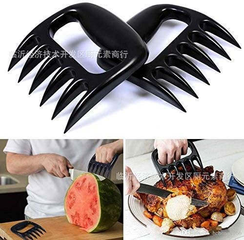 Meat Claws ǀ BPA Free Plastic Material ǀ Easy to Use ǀ Kitchen Accessories ǀ Shredding Tool | Non-Toxic | Black Color