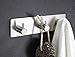 Adhesive Hooks, SUS 304 Stainless Steel Key Rack Garage Storage Organizer Stick On Sticky Bathroom Kitchen Towel Hanger Wall Mount Contemporary Square Style (3in1 - Hook)