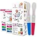 PREGMATE 8 Ovulation (LH) Plus 2 Pregnancy (HCG) Midstream Tests Sticks Strips Combo Predictor Kit (8 LH + 2 HCG)