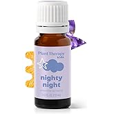 Plant Therapy Kids Nighty Night Essential Oil Blend for Sleep, 10 mL (1/3 oz), 100% Pure, Undiluted, Natural Aromatherapy, Encourages a Good Night's Rest