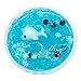 Gbell 60ML Blue Ocean Dolphin Mixing Cloud Clear Slime, Scented Putty Stress Kids Slime Clay Toy Gifts (Blue, 60ml)