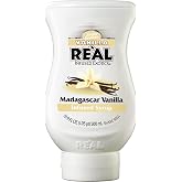 Re&agrave;l Infused Exotics Madagascar Vanilla Syrup, 16.9 fl oz Squeezable Bottle | Smooth Vanilla Richness, Ideal for Cocktails, Mocktails, Culinary, Desserts, Squeeze Bottle, Drip-Free Spout, Easy Dispensing