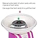 Classic Cotton Candy Maker by Secura - Sugar, SugarFree, or Hard Candy Cotton Candy Machine CCM668