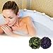 Minalo Mesh Pouf Loofah Bath Sponge by Minalo -Extra Large Body Exfoliating Shower Ball Shower Sponge Pack of 4 (75g/pcs)