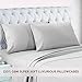 Empyrean Bedding Pillow Cases King - Soft King Pillow Cases - King Size Pillow Cases - King Pillow Cases Set of 2 - Premium Hotel Pillowcases King Size -Silver Light Gray