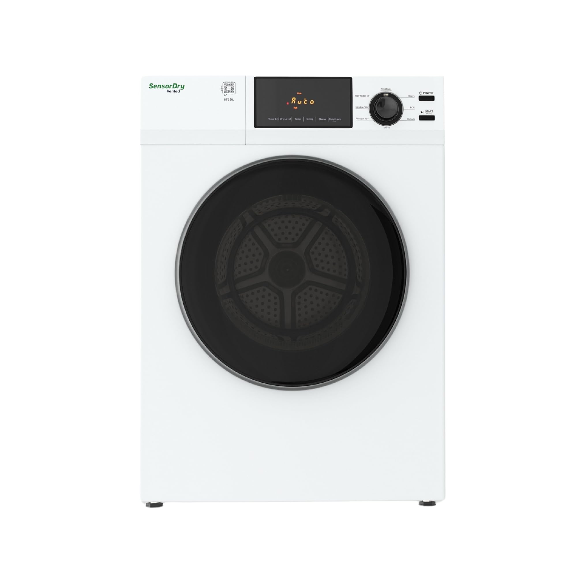 Photo 1 of Equator DELUXE 24" VENTED Sensor Dryer w/Washer SOCKET 4cf/18lbs 110V