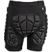 OMID Padded Shorts - Breathable Lightweight Hip Butt EVA Protective Gear Guard Pants Black