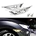 iJDMTOY JDM Clear Lens Amber LED Bulb Front Side Marker Light Kit Compatible With 2016-21 Honda Civic Sedan/Coupe/Hatchback, Replace OEM Amber Sidemarker Lamps