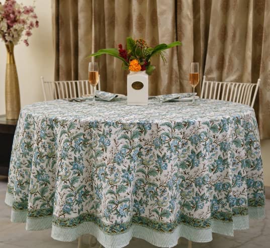 Ridhi Sage and Russian Green 100% Cotton Round 132