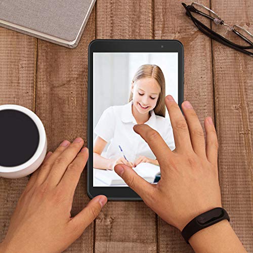 Tablet Android 9.0 8-Zoll WiFi - HAOQIN H8 Quad Core 2GB RAM 16GB Speicherraum HD IPS Display Bluetooth FM Google Zertifiziertes (Grau)