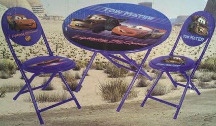 disney cars table and chair set
