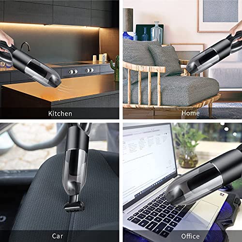 ENUOSUMA Handstaubsauger Akku-tragbarer Auto-Staubsauger 7000 Pa Leistungsstarker Handstaubsauger Leichter Staubsauger für Heimauto und Haustier