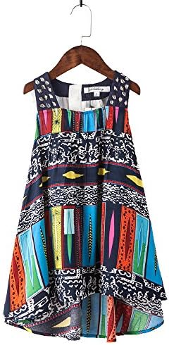 childdkivy Baby Girls Summer Dress Bohemian Fashion Clothes (4(3-4year), Bohemian-H)