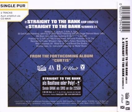 50 Cent Straight To The Bank Amazon Com Music