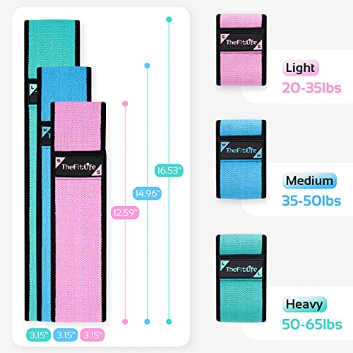 TheFitLife Resistance Bands for Women Butt Lift Mini Fabric Booty