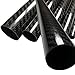 (2) Carbon Fiber Tube - 25mm x 23mm x 1000mm. Pure 3K - Glossy Finish Tubes. Hollow Carbon Fiber rods (Carbon Tubes)