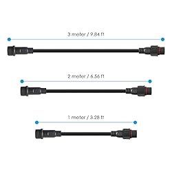 BTF-LIGHTING 5PCS 6.56ft 2meter 2 Pin