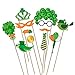 St Patrick's Photo Booth Props Creative Funny Disguise Props for Parties or Group Photos - 52 Pieces