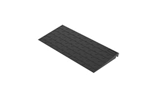VILBLE 2" Door Threshold Ramp, Rise Rubber Threshold Ramps, Anti-Slip Doorway Ramps, Entry Ramps for Wheelchairs, Scooters, Trolley, Curbs