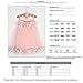 1-6T Kids Girls Mesh Tulle Skirt Dress for Birthday Flower Girl Special Occasion Light Pink
