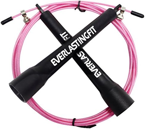 Best Jump Rope for Fitness & Exercise, Make MusclesBonus Workout Ebook 100% Warranty, Weight Loss Routine, Crossfit, RPM RX WOD, Boxing, Double Unders, Must Have, Just Do it Now!