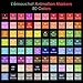 L'ÉMOUCHET 81 Colors Art Markers, Dual Tips Alcohol Markers with Carrying Case, Artist Glove, Marker Pad and Color Card, Drawing Markers for Coloring, Marking, Drawing and More