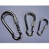 Stainless-Steel-Carabiner-Spring-Snap-Hook-with-Screw-Lock-Silver-516-Inch Stainless-Steel-Carabiner-Spring-Snap-Hook-with-Screw-Lock-Silver-516-Inch