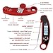 Digital Meat Thermometer- Best Waterproof Instant Read Thermometer with Talking Function, Backlight, Calibration, and Magnet. Super Fast Food Thermometer for Kitchen, Cooking BBQ, Grill!