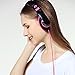rockpapa Comfort Kids Headphones for School, Lightweight Childrens Boys Girls Teens Over-Ear Headphones Wired 3.5mm for CD DVD Player Tablet Phone Travel Black/Pink