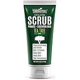 Tea Tree Oil Exfoliating Scrub with Bamboo Charcoal, Neem Oil & Natural Pumice by Oleavine TheraTree