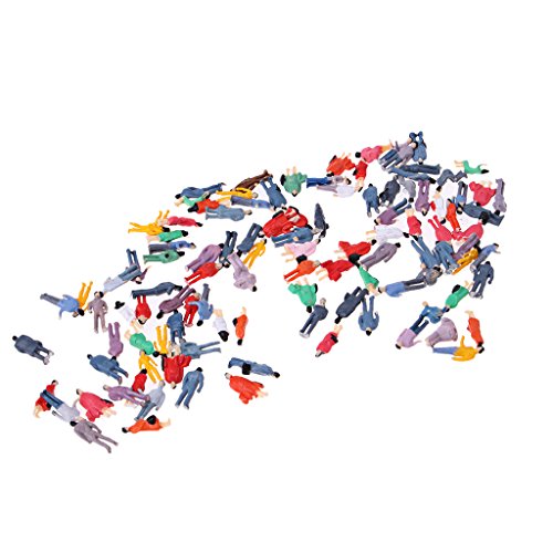 HomeDecTime 1/50 Maßstab Ho Layout Modell Zug - 1/87, 1,7 cm-2 cm