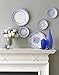 Talking Tables Disposable Plates, 12 count, 6.7-Inch, Porcelain Blue for Tea Party or Birthday