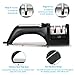 Knife Sharpener, Professional Kitchen Knife Sharpener, 2-Stage Steel Diamond Coated Sharpening Wheel System, Non-slip Steel Base Chef Choice Knife Sharpening Kit, Easy to Use and Safe (Black)