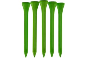 TH Golf Bamboo Golf Tees 70mm | Pack of 50 & 100 | Multiple Colour Options | Premium Durable Bamboo Golf Tees