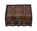 SiCoHome Small Trunk Box,5.9 inch Vintage Jewelry Storage Organizer for Gift and Decorative Box