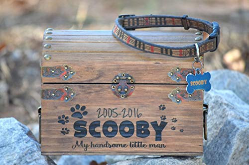 Pet Memory Box - Pet Keepsake Box - Memorial Box - In Memory - Sympathy Gift - Pet Memorial Pet Urn - Personalized Pet Urn - Pet Memory Chest