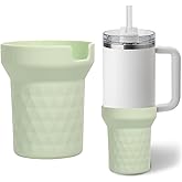 TECFUN Silicone Water Bottle Boot, Anti-Slip Protective Sleeve for Water Bottle, Protects FreeSip or Flip Stainless Steel Water Bottles