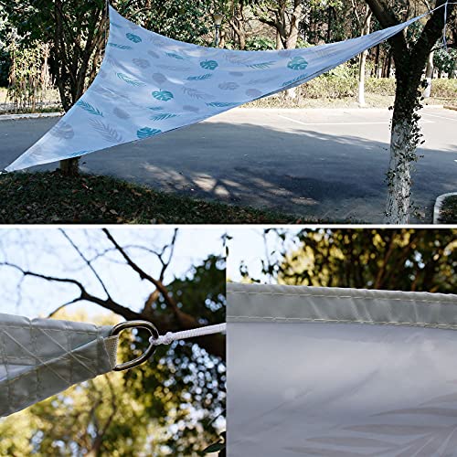 DNNAL Sun Shade Sail, Wasserdichter Oxford-Stoff Sonnenschutz UV-Blockade Baldachin Markise Spinnaker Sonnenschirm für… – Bild 5