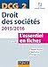 Droit des sociétés, DCG 2 / l'essentiel en fiches : 2015-2016 by