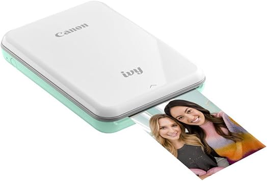 Amazon.com: Impresora fotográfica móvil Canon Ivy Mini + tecnología de  impresión de tinta Zink Zero – Inalámbrico/Bluetooth + Canon 2 x 3 papel  fotográfico Zink Pack (50 hojas) + paño de limpieza