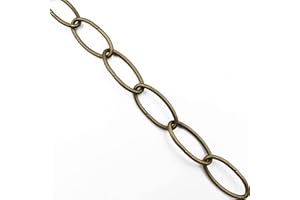 Blue Donuts Chain Extension in Powder Coated Bronze, 36 inches Long, Strong Hold