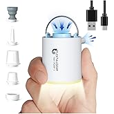 FLEXTAILGEAR Tiny Pump X Portable Air Pump+ Camping Light Ultra-Mini Air Pump with 1300mAh Battery USB Rechargeable for Sleep