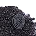 Mongolian Afro Kinky Curly Bundles Human Hair Bundles 18 20 22 Inch 4B 4C Afro Kinky Bulk Human Hair Virgin Hair Weave Bundles for Black Women Human Hair Weft Natural Black Color