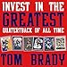 Tom Brady Football Card Bundle, Set of 6 Assorted Tampa Bay Buccaneers New England Patriots and Michigan Wolverines Football Cards of Quarterback Super Bowl Champion Protected by Sleeve and Toploader
