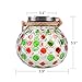 Ohuhu Solar Light Glass Jar Decoration Light for Bathroom, Home Decoration and Garden Decor, Green