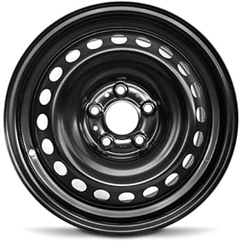 Road Ready Car Wheel For 2013 2019 Nissan Sentra 16 Inch 5 Lug Black Steel Rim Fits R16 Tire Exact Oem Replacement Full Size Spare