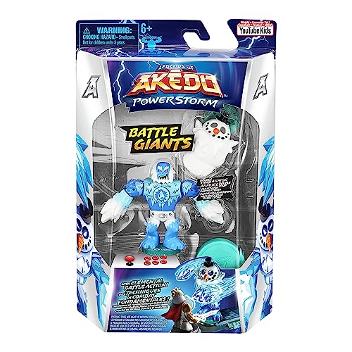 Legends Of Akedo Powerstorm Battle Giant Thoraxis - Double Strike Armor Action Figure, Split Strike Feature